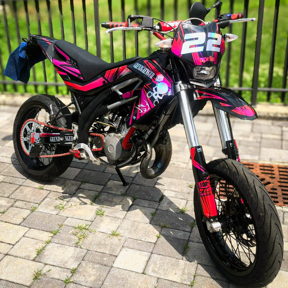 Kit grafiche per moto lavoro-33